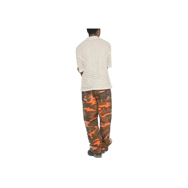 Stussy Big Mesh Polo Sweater-8