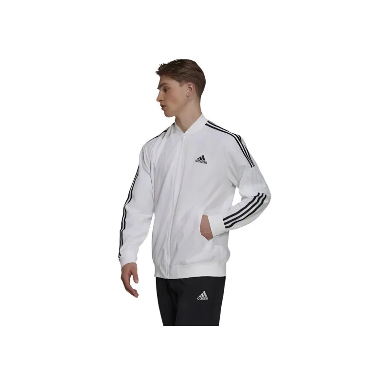 Adidas Free Shipping With AdiClub Essentials Woven 3 Stripes Jacket-4