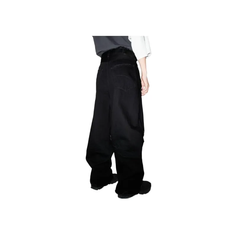 Balenciaga SS22 Jeans Loose Fit Style Men's Black-3