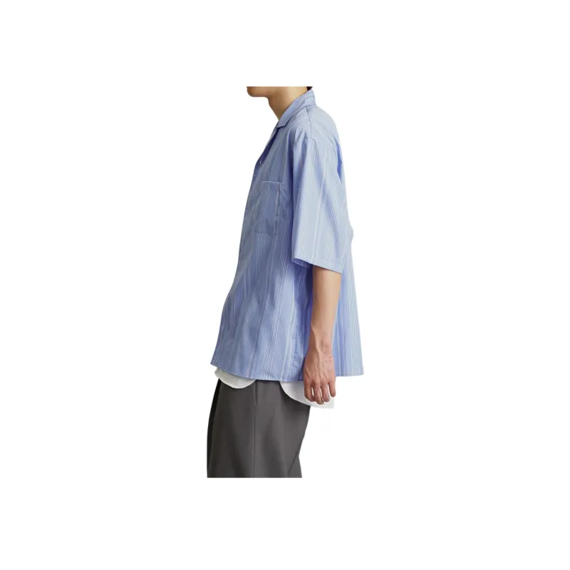 PUBLIC TOKYO SS24 Shirt Men's Blue-3