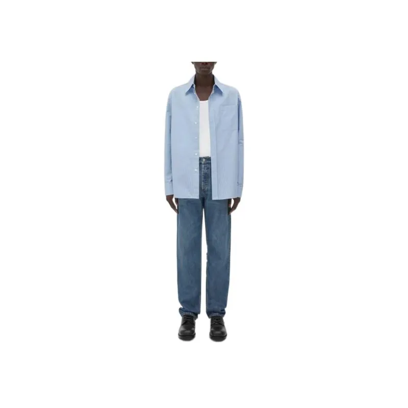 Bottega Veneta Shirts Men Blue-2