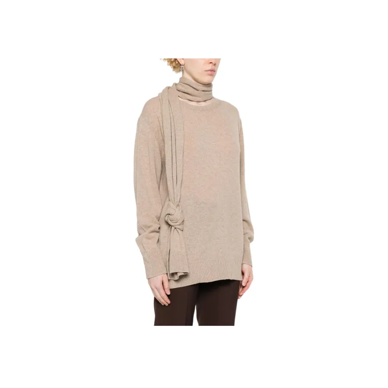 Stella McCartney Sash Detailed Crewneck Jumper-3