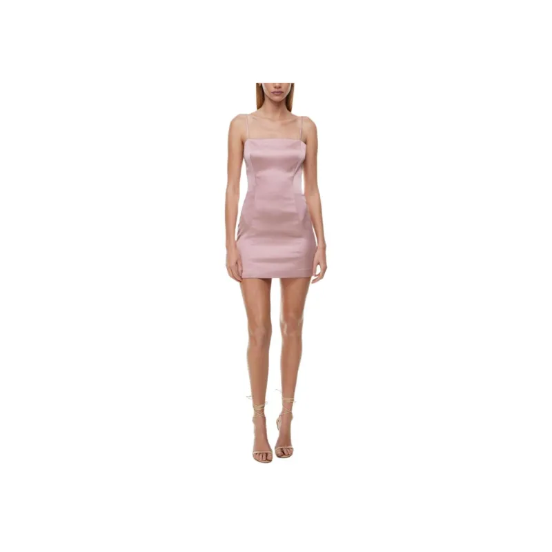 ARITZIA Ten Shimmer Satin Dress Slip Dresses Women's-7