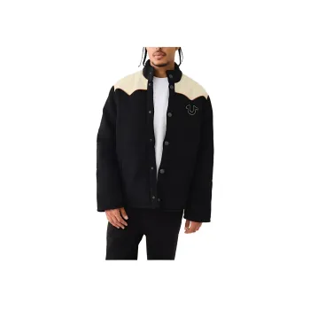 TRUE RELIGION Jackets & Coats Men's Black