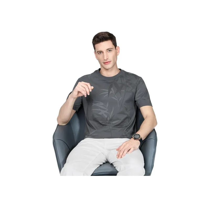 FIRS T Shirt Men's Graphite Gray-3