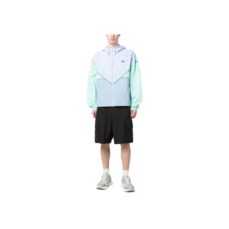 Adidas Originals Jackets Men Pink/Blue-1