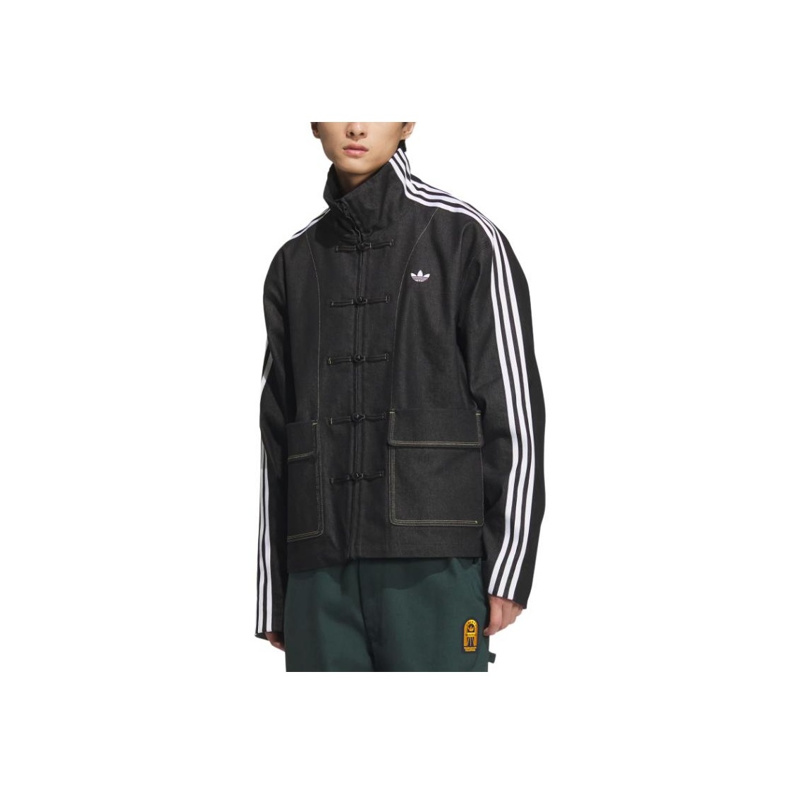 ジャケット adidas originals CN TT Women Denim Jackets adidas Originals denim jacket Femme Galore Denim Rhinestone