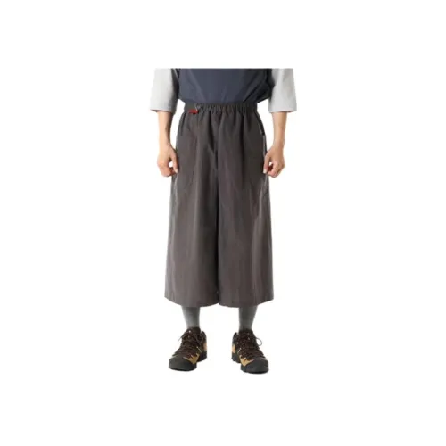 SHINOGI 브라운 남성 캐주얼 팬츠