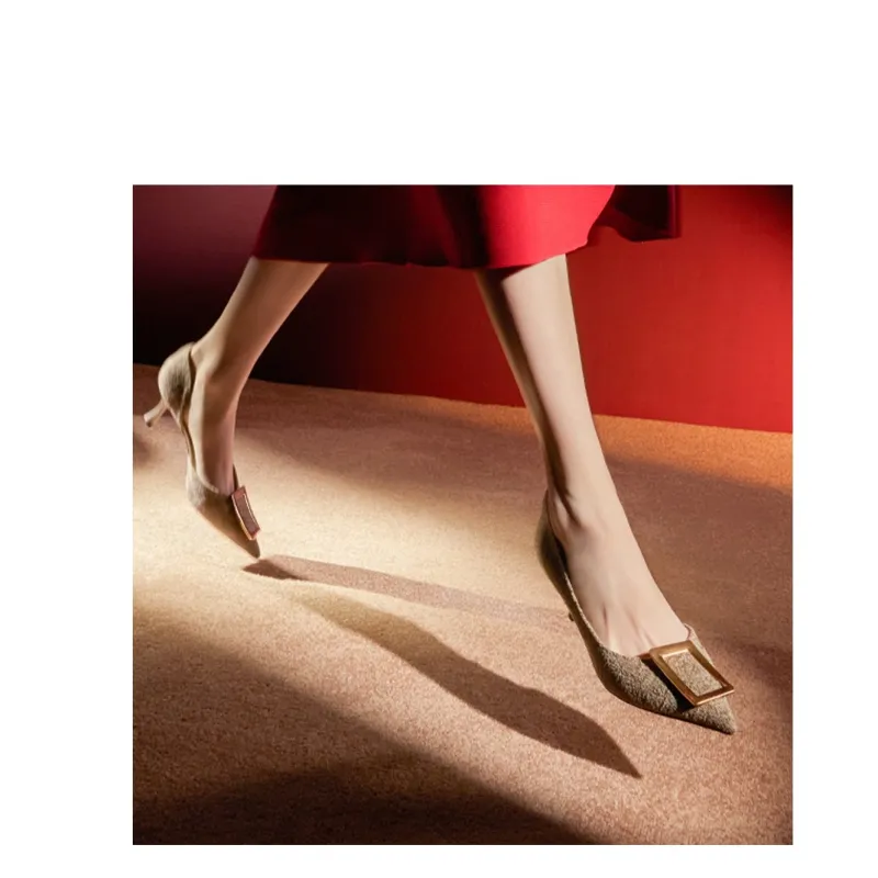 73Hours Heartbeat Moment Captured Slim Heel High Heels 6cm Women's-5