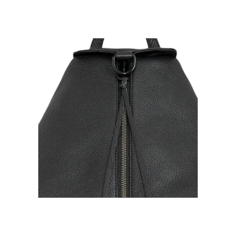 REBECCA MINKOFF Leather Backpack Women's Black-3