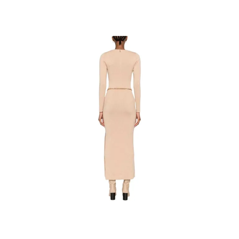 MICHAEL KORS Long Sleeved Dresses Women's Beige-3