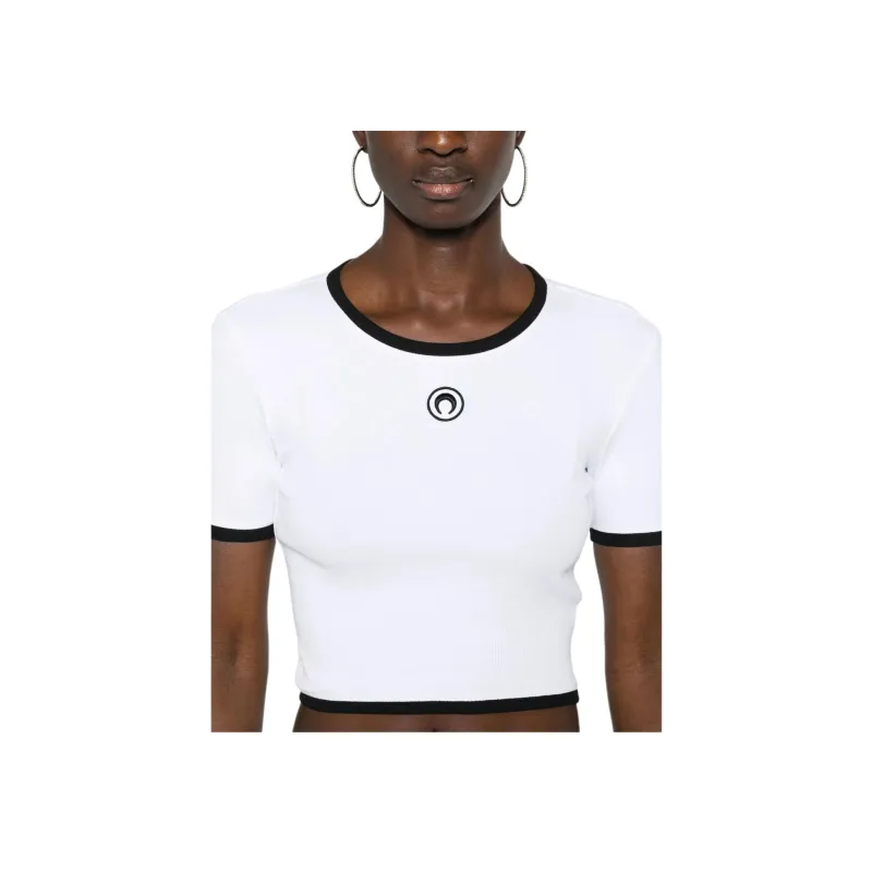 Marine Serre Moon logo Cropped Top-7