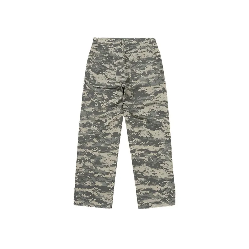 THUG CLUB Camouflage print Trousers-5