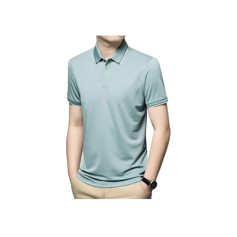 H YXIANG Polo Shirts Men-20