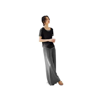 XWI Casual Suit Women's Gray Contrast Black