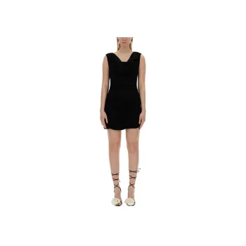Magda Butrym Draped Jersey Mini Dress