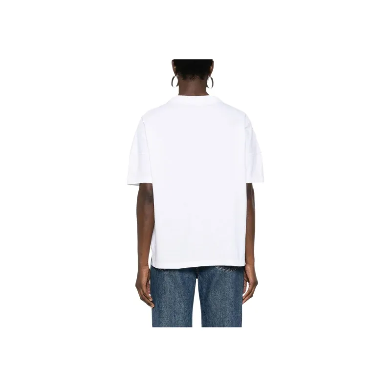 LOEWE Monogram Embroidered Crewneck T Shirt-2
