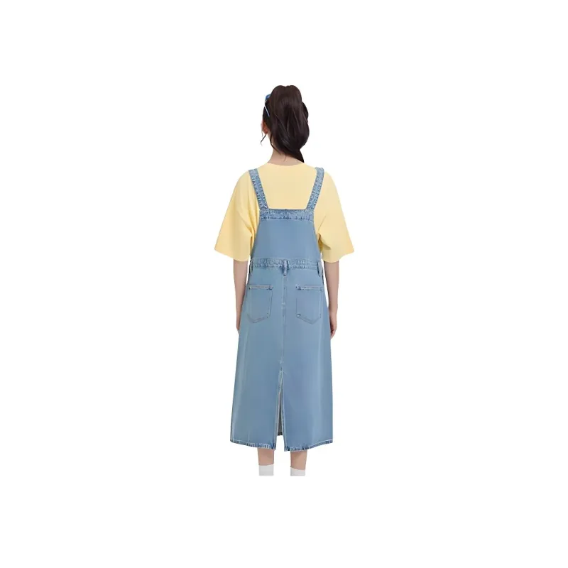 Three Blessings Slip Dress Women's Denim Blue-4