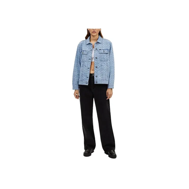 COACH SS24 Jackets Coats Women's Light Wash Color-1