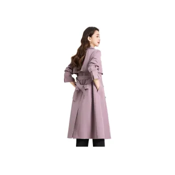 Mylan Spring, Fall Trench Coat Cinched Waist Women's Pink Collection Brand, Stay Updated With Event Alerts