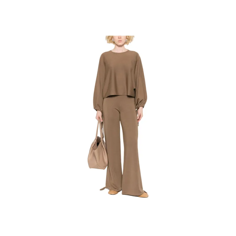 'S MAX MARA SS25 Sweater Women's Hu Tao Brown-1