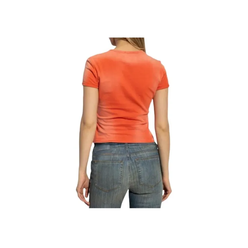 DIESEL T Shirts Women's Orange-2