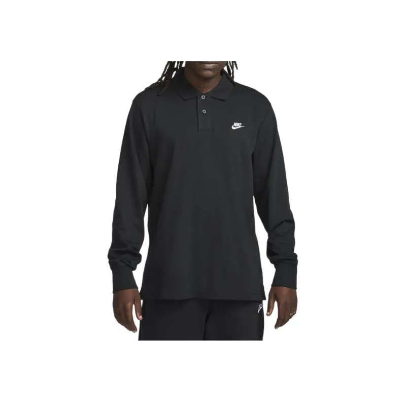 Nike Club Men's Long Sleeve Knit Polo-3