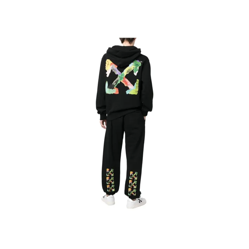 OFF WHITE Brush Arrows Slim Track Sweatpants-3