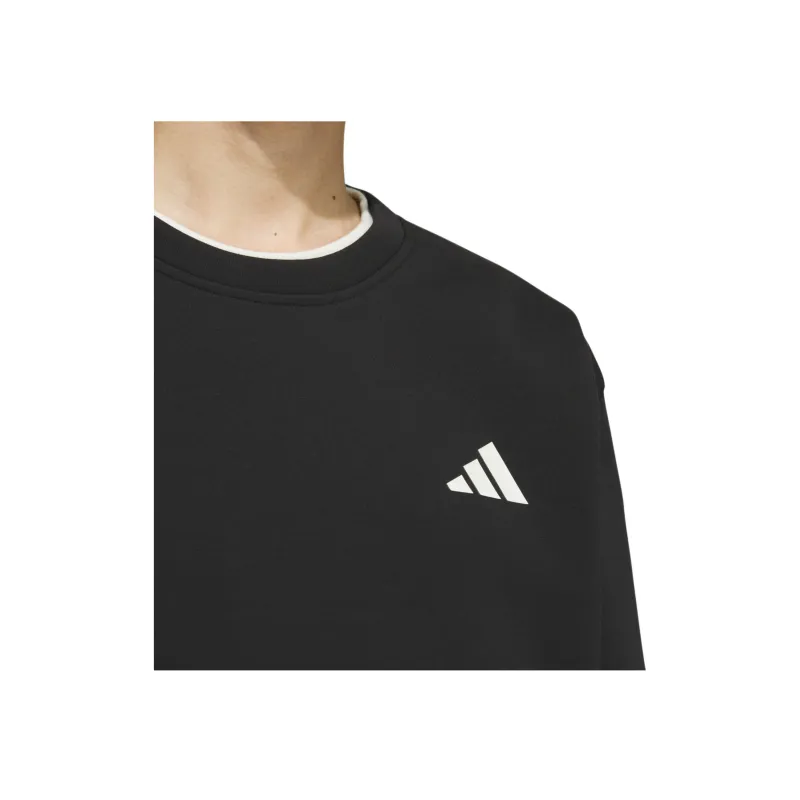 Adidas FW24 Small Logo Sweatshirt Sweatshirt Men Black-3