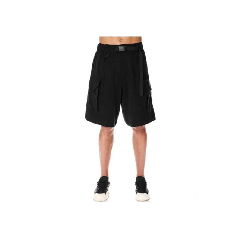 Y 3 Belted Bermuda Cargo Shorts-2