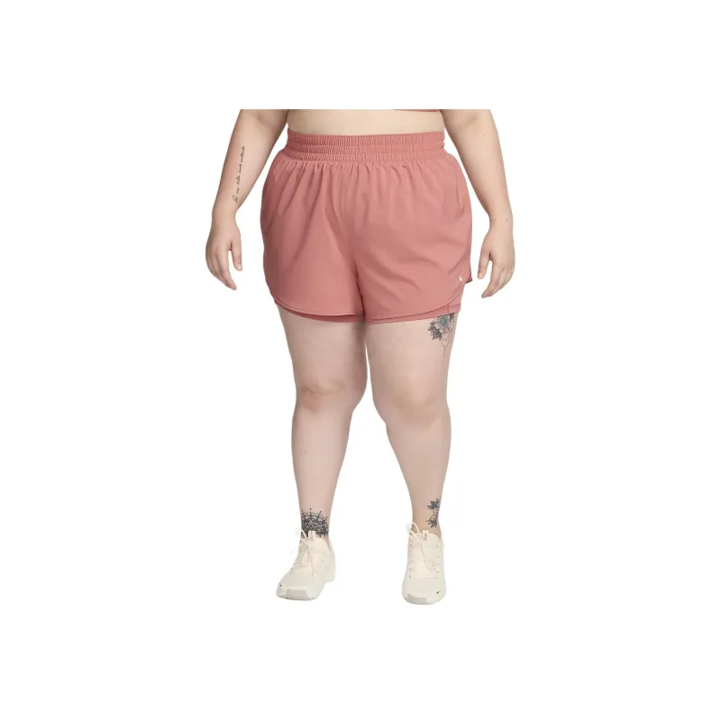 Nike Dri FIT One Women's High Waisted 3' 2 in 1 Shorts Plus Size-0