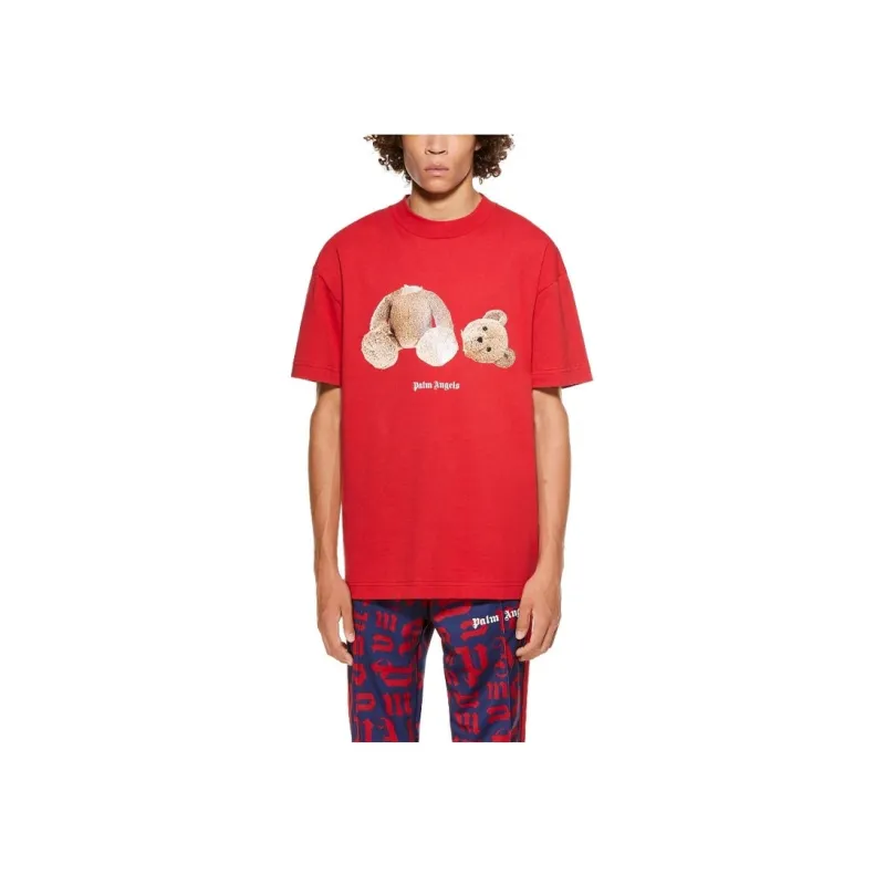 PALM ANGELS T Shirts Men Red-3