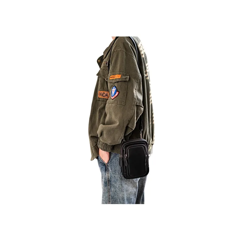 Back step Shoulder Bags Black-3