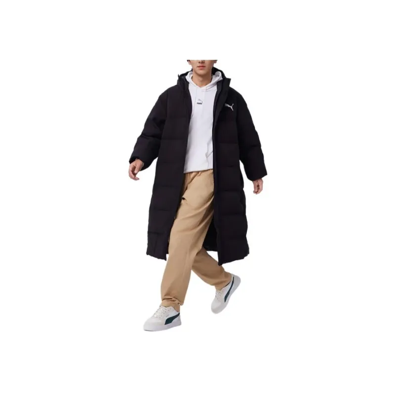 PUMA LONG OVERSIZED DOWN COAT Down Jacket Men's Black-2