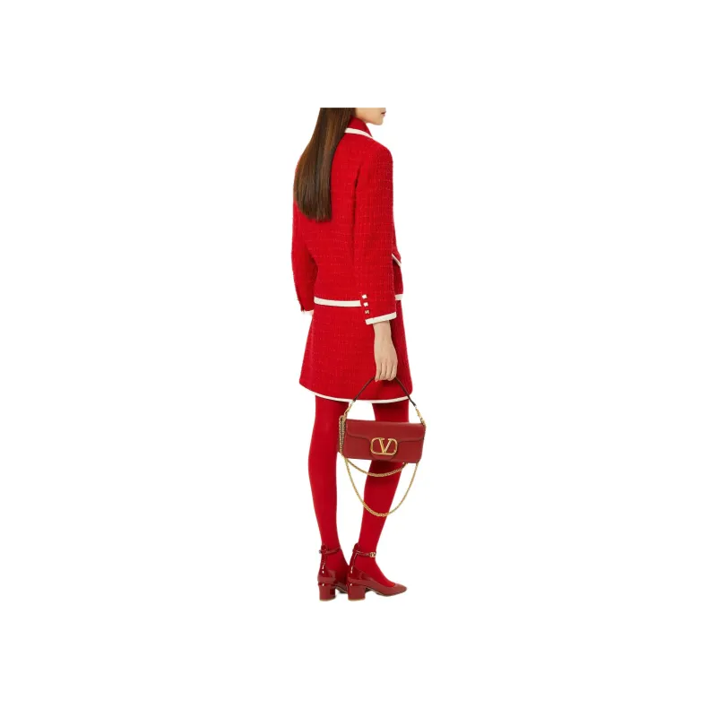 Valentino Valentino ROSSO Chinese New Year FW22 Casual Long Skirts Women's Red-1