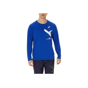 Asics T Shirts Men Blue