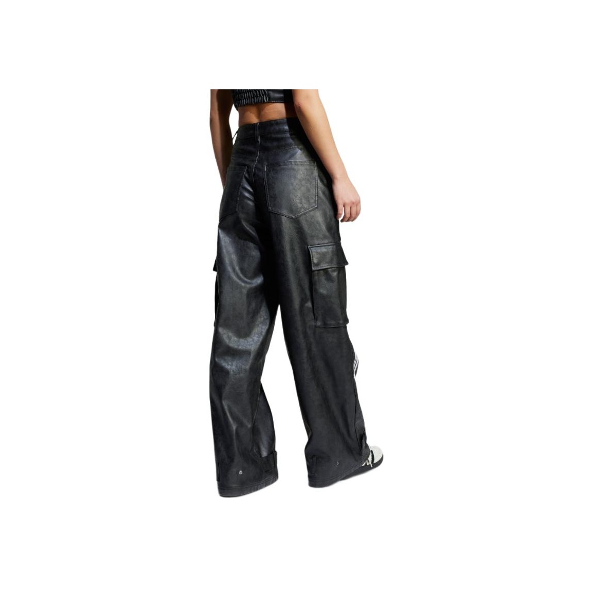 Adidas Originals Cargo Pants Women's Black - POIZON