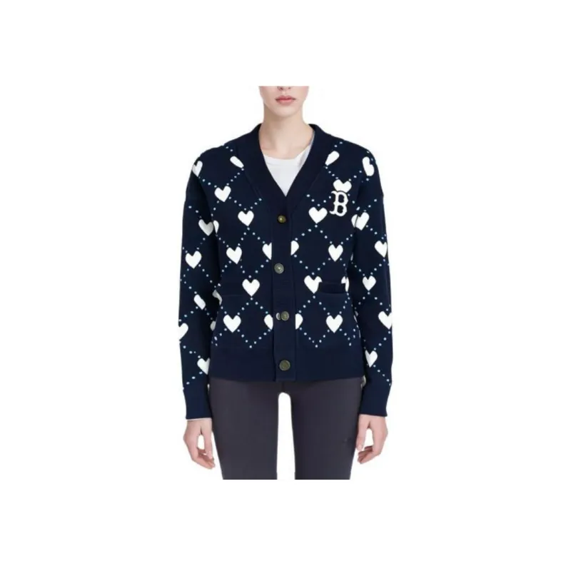 MLB Boston Red Sox Knitwear Women's Blue-5
