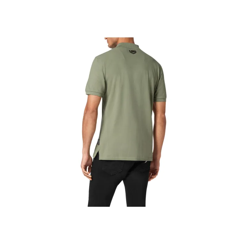 PHILIPP PLEIN Skull & Bones Embroidered Cotton Polo Shirt-1