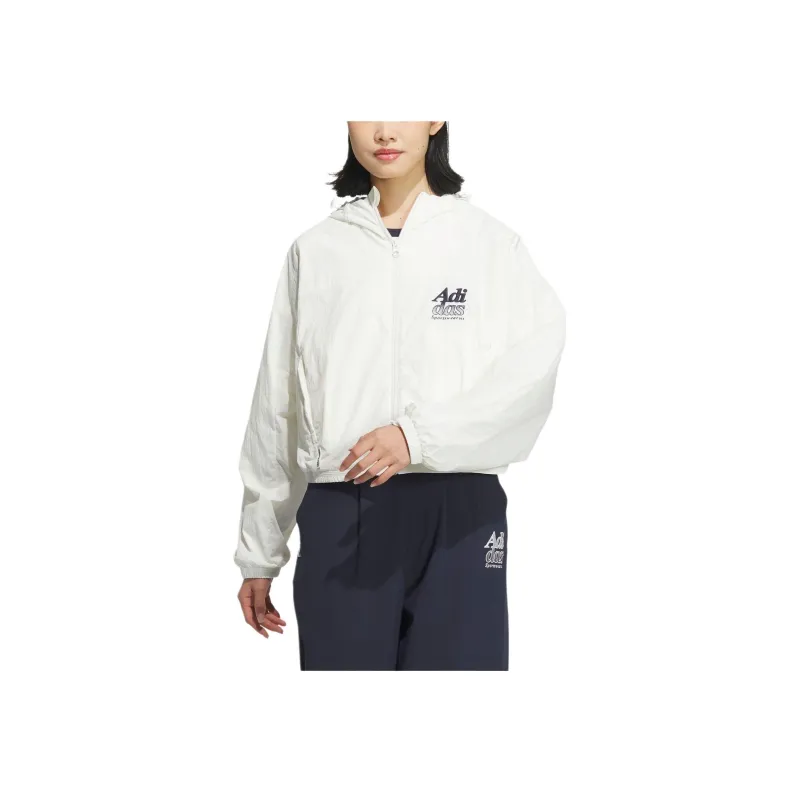 Adidas LOGO JACKET Jackets & Coats Women's Jade White-1