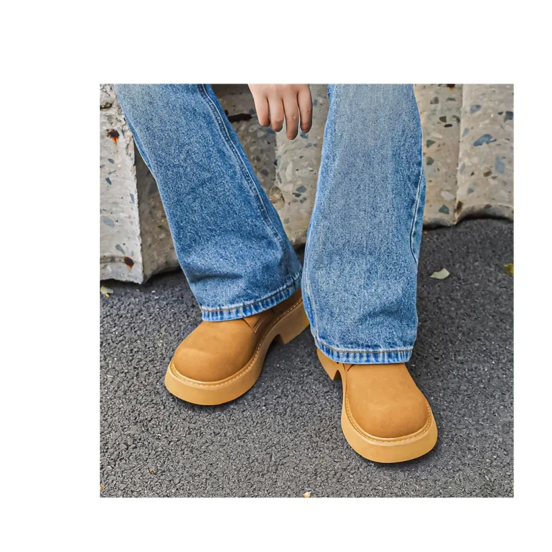 V ZERO FIVE Casual Shoes Unisex Yellow-3
