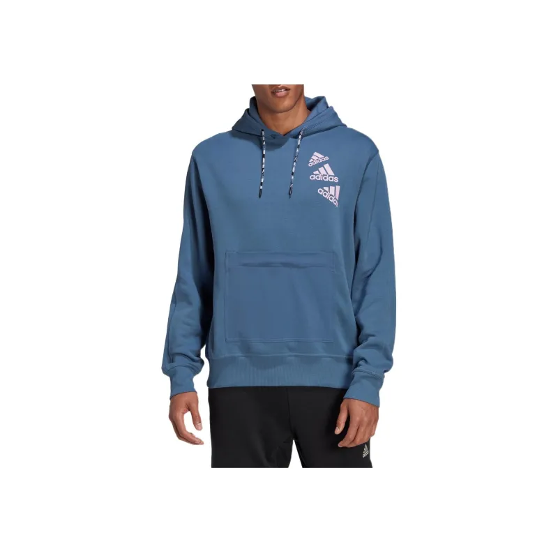 Adidas Sweatshirts Unisex Blue-1
