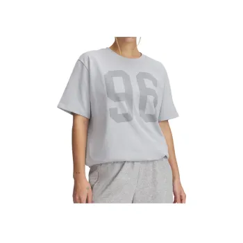 Under Armour Drop Shoulder Sleeve T Shirt Women's Gray 011