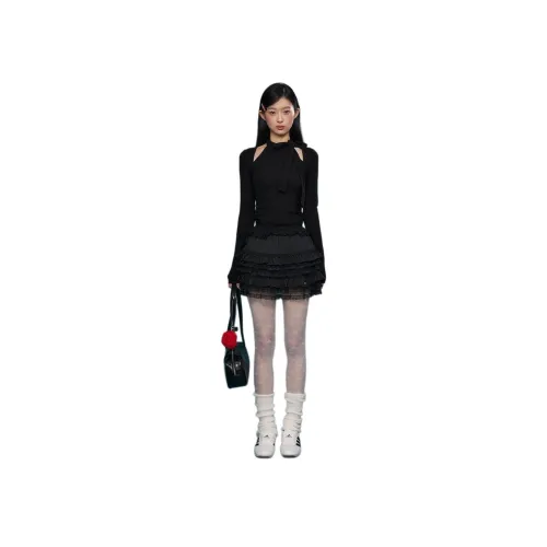 WEEKEND HUB 여성 캐주얼 숏 스커트