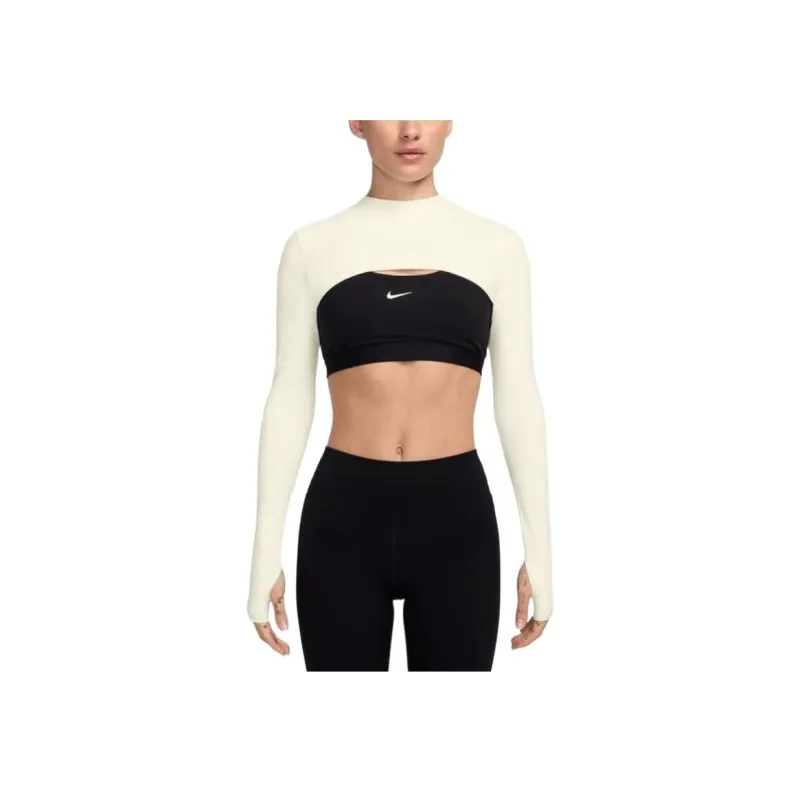Nike Crop Top Women's Black/Cream-0