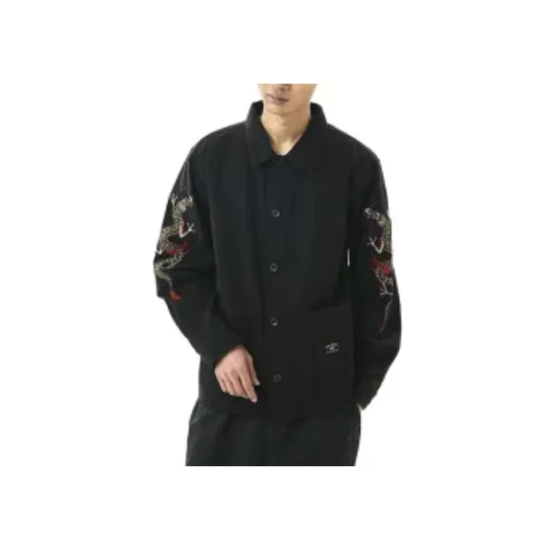 Vans Jackets Men Black-2