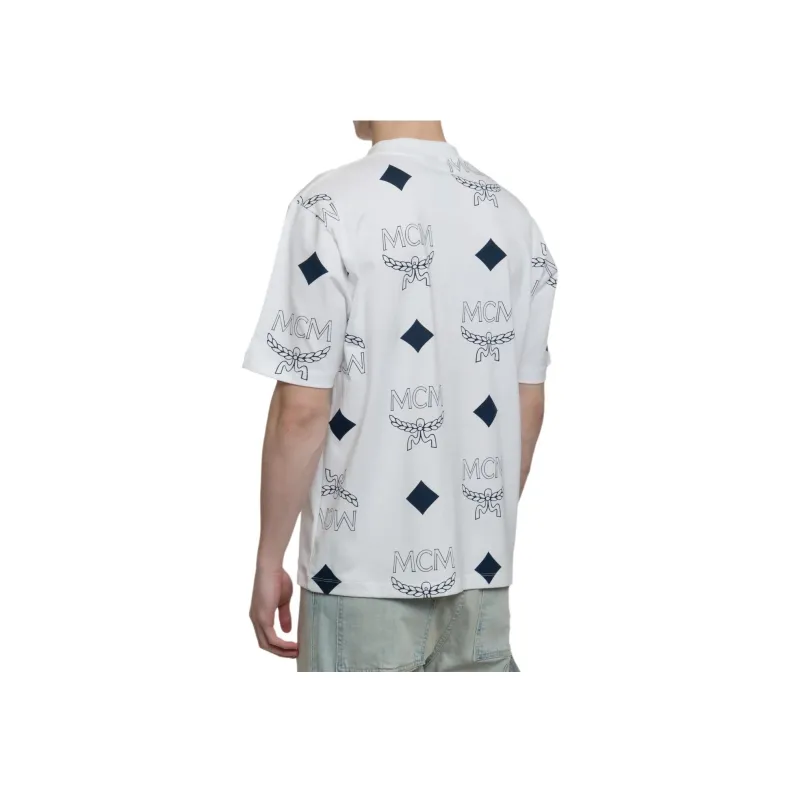 MCM T Shirts Men White-3