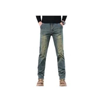 Jeep SS24 Jeans Men's Yellow Mud Blue