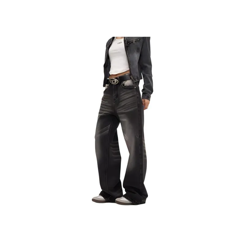 DOENU Jeans Unisex Black Gray Color-0