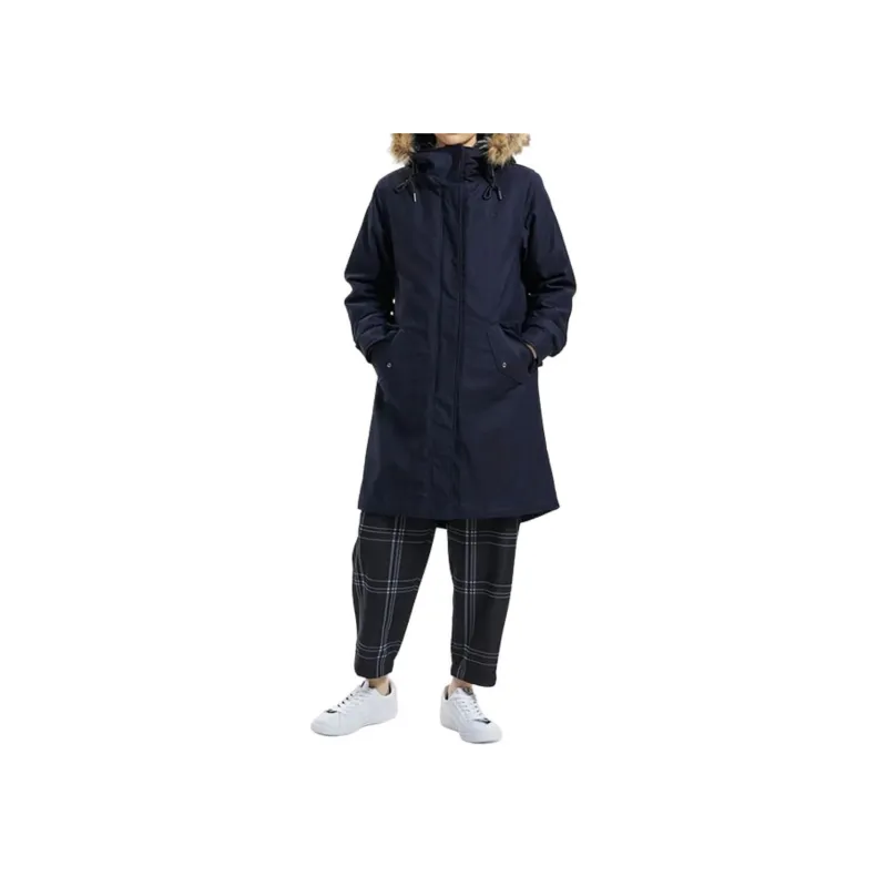 FRED PERRY Puffer Jacket Women's Blue-4